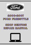 2006-2007 FORD FREESTYLE SHOP SERVICE REPAIR MANUAL - PDF