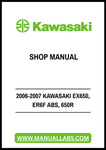 Unlock the full potential of your 2006-2007 Kawasaki EX650, ER6F ABS, and 650R with our comprehensive shop manual in PDF format. This essential guide is designed for both novice and experienced mechanics, providing detailed instructions and diagrams to help you tackle maintenance and repairs with confidence.
