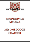 2006-2008 DODGE CHARGER SHOP SERVICE MANUAL - PDF