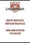 2006-2008 DODGE CHARGER SHOP SERVICE REPAIR MANUAL - PDF