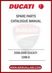 DON'T MISS OUT ON THE OPPORTUNITY TO ENHANCE YOUR DUCATI EXPERIENCE. DOWNLOAD THE 2006-2008 DUCATI 1098-S SPARE PARTS CATALOGUE MANUAL TODAY AND ENSURE YOUR MOTORCYCLE