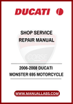 DON’T LET MECHANICAL ISSUES HOLD YOU BACK FROM ENJOYING YOUR RIDE. INVEST IN THIS INVALUABLE RESOURCE TODAY AND ENSURE YOUR DUCATI MONSTER 695 REMAINS IN PEAK CONDITION