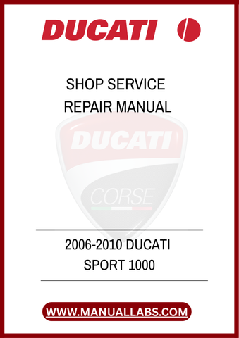 DON'T LET MINOR ISSUES TURN INTO MAJOR PROBLEMS. INVEST IN THE 2006-2010 DUCATI SPORT 1000 SHOP SERVICE REPAIR MANUAL TODAY AND ENSURE YOUR BIKE RUNS SMOOTHLY FOR YEARS