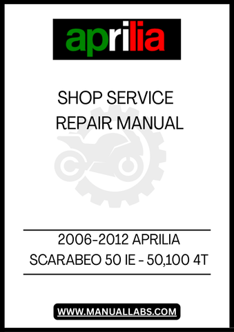 UNLOCK THE FULL POTENTIAL OF YOUR 2006-2012 APRILIA SCARABEO 50 IE WITH OUR COMPREHENSIVE SHOP SERVICE & REPAIR MANUAL. THIS PDF FILE IS METICULOUSLY DESIGNED TO PROVIDE YOU WITH DETAILED INSTRUCTIONS, DIAGRAMS, AND TROUBLESHOOTING TIPS, ENSURING THAT YOU CAN MAINTAIN AND REPAIR YOUR SCOOTER WITH CONFIDENCE.