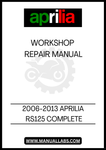 UNLOCK THE FULL POTENTIAL OF YOUR 2006-2013 APRILIA RS125 WITH OUR COMPREHENSIVE COMPLETE WORKSHOP REPAIR MANUAL IN PDF FORMAT. THIS ESSENTIAL GUIDE IS DESIGNED FOR BOTH NOVICE AND EXPERIENCED MECHANICS, PROVIDING DETAILED INSTRUCTIONS AND ILLUSTRATIONS TO HELP YOU TACKLE ANY REPAIR OR MAINTENANCE TASK WITH CONFIDENCE.