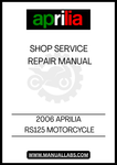 UNLOCK THE FULL POTENTIAL OF YOUR 2006 APRILIA RS125 WITH OUR COMPREHENSIVE SHOP SERVICE REPAIR MANUAL IN PDF FORMAT. THIS ESSENTIAL GUIDE IS DESIGNED FOR BOTH NOVICE AND EXPERIENCED MECHANICS, PROVIDING DETAILED INSTRUCTIONS AND DIAGRAMS TO HELP YOU TACKLE ANY REPAIR OR MAINTENANCE TASK WITH CONFIDENCE.
