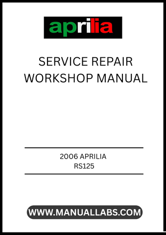UNLOCK THE FULL POTENTIAL OF YOUR 2006 APRILIA RS125 WITH OUR COMPREHENSIVE SERVICE REPAIR WORKSHOP MANUAL IN PDF FORMAT. THIS ESSENTIAL GUIDE IS DESIGNED FOR BOTH NOVICE AND EXPERIENCED MECHANICS, PROVIDING DETAILED INSTRUCTIONS AND DIAGRAMS TO ENSURE YOUR MOTORCYCLE RUNS AT ITS BEST.