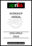 UNLOCK THE FULL POTENTIAL OF YOUR 2006 APRILIA RS125 WITH OUR COMPREHENSIVE WORKSHOP MANUAL IN PDF FORMAT. THIS ESSENTIAL GUIDE IS DESIGNED FOR BOTH NOVICE AND EXPERIENCED MECHANICS, PROVIDING DETAILED INSTRUCTIONS AND INSIGHTS TO HELP YOU MAINTAIN AND REPAIR YOUR MOTORCYCLE WITH CONFIDENCE.