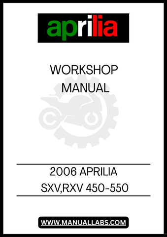 UNLOCK THE FULL POTENTIAL OF YOUR 2006 APRILIA SXV/RXV 450-550 WITH OUR COMPREHENSIVE WORKSHOP MANUAL IN PDF FORMAT. THIS ESSENTIAL GUIDE IS DESIGNED FOR BOTH SEASONED MECHANICS AND DIY ENTHUSIASTS, PROVIDING DETAILED INSTRUCTIONS AND INSIGHTS TO KEEP YOUR MOTORCYCLE RUNNING AT ITS BEST.
