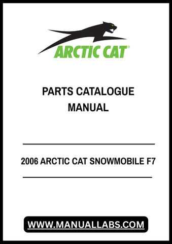 Discover the ultimate resource for your 2006 Arctic Cat Snowmobile F7 with our comprehensive Parts Catalogue Manual in PDF format. This digital manual is designed to provide you with detailed diagrams, part numbers, and specifications, ensuring you have everything you need for maintenance and repairs at your fingertips.