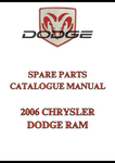 2006 CHRYSLER DODGE RAM SPARE PARTS CATALOGUE MANUAL - PDF
