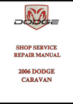 2006 DODGE CARAVAN SHOP SERVICE REPAIR MANUAL - PDF