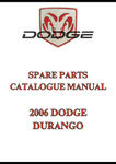 2006 DODGE DURANGO SPARE PARTS CATALOGUE MANUAL - PDF