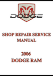2006 DODGE RAM SHOP REPAIR SERVICE MANUAL - PDF