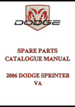 2006 DODGE SPRINTER VA SPARE PARTS CATALOGUE MANUAL - PDF