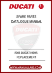 DON'T LET A MISSING PART KEEP YOU OFF THE ROAD. EQUIP YOURSELF WITH THE KNOWLEDGE AND RESOURCES YOU NEED TO KEEP YOUR DUCATI 999S IN PEAK CONDITION. PURCHASE YOUR PDF