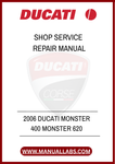 DON'T LET MECHANICAL ISSUES HOLD YOU BACK. INVEST IN THE 2006 DUCATI MONSTER 400 AND 620 SHOP SERVICE REPAIR MANUAL TODAY AND EXPERIENCE THE SATISFACTION OF MAINTAINING