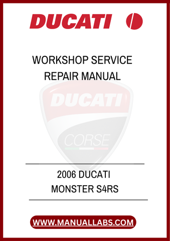 DON'T LET MINOR ISSUES TURN INTO MAJOR PROBLEMS. INVEST IN THE 2006 DUCATI MONSTER S4RS WORKSHOP SERVICE REPAIR MANUAL TODAY AND ENSURE YOUR RIDE REMAINS AS THRILLING 