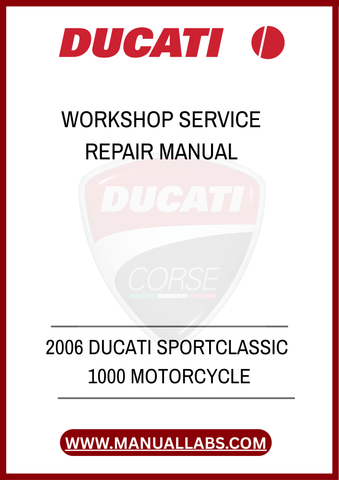 DON’T LET MINOR ISSUES TURN INTO MAJOR PROBLEMS. EQUIP YOURSELF WITH THE ULTIMATE RESOURCE FOR YOUR DUCATI SPORTCLASSIC 1000 AND EXPERIENCE THE JOY OF RIDING WITH