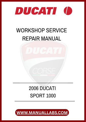 DON'T LET MINOR ISSUES TURN INTO MAJOR PROBLEMS. INVEST IN THE 2006 DUCATI SPORT 1000 WORKSHOP SERVICE REPAIR MANUAL TODAY AND ENSURE YOUR BIKE RUNS SMOOTHLY FOR YEARS TO 