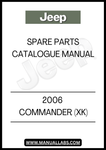 DISCOVER THE ULTIMATE RESOURCE FOR YOUR 2006 JEEP COMMANDER (XK) WITH OUR COMPREHENSIVE SPARE PARTS CATALOGUE MANUAL. THIS ESSENTIAL GUIDE PROVIDES DETAILED DIAGRAMS AND PART NUMBERS, ENSURING YOU CAN EASILY IDENTIFY AND SOURCE THE COMPONENTS YOU NEED FOR MAINTENANCE AND REPAIRS.