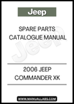2006 JEEP COMMANDER XK SPARE PARTS CATALOGUE MANUAL - PDF
