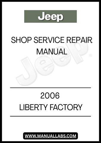 UNLOCK THE FULL POTENTIAL OF YOUR 2006 JEEP LIBERTY WITH THE FACTORY SHOP SERVICE REPAIR MANUAL. THIS COMPREHENSIVE GUIDE IS DESIGNED TO PROVIDE YOU WITH DETAILED INSTRUCTIONS AND INSIGHTS, ENSURING THAT YOU CAN TACKLE ANY REPAIR OR MAINTENANCE TASK WITH CONFIDENCE. FROM ENGINE DIAGNOSTICS TO ELECTRICAL SYSTEMS, THIS MANUAL COVERS IT ALL.