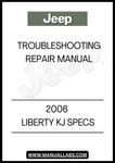 2006 JEEP LIBERTY KJ SPECS TROUBLESHOOTING REPAIR MANUAL - PDF