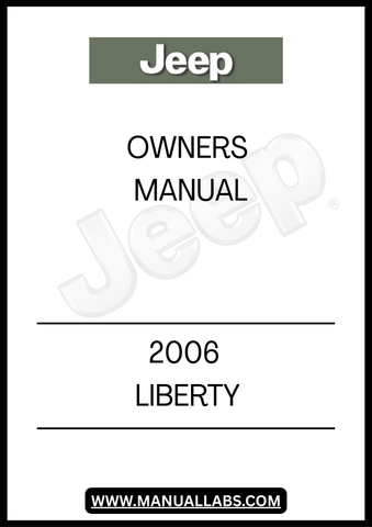 DISCOVER THE ESSENTIAL GUIDE FOR YOUR 2006 JEEP LIBERTY WITH THIS COMPREHENSIVE OWNER'S MANUAL. DESIGNED SPECIFICALLY FOR YOUR VEHICLE, THIS MANUAL PROVIDES DETAILED INFORMATION ON MAINTENANCE, OPERATION, AND SAFETY FEATURES, ENSURING YOU GET THE MOST OUT OF YOUR DRIVING EXPERIENCE.