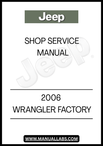 UNLOCK THE FULL POTENTIAL OF YOUR 2006 JEEP WRANGLER WITH THE FACTORY SHOP SERVICE MANUAL. THIS COMPREHENSIVE GUIDE IS DESIGNED SPECIFICALLY FOR JEEP ENTHUSIASTS AND MECHANICS ALIKE, PROVIDING DETAILED INSTRUCTIONS AND DIAGRAMS TO HELP YOU TACKLE ANY REPAIR OR MAINTENANCE TASK WITH CONFIDENCE.