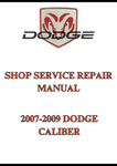 2007-2009 DODGE CALIBER SHOP SERVICE REPAIR MANUAL - PDF