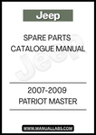 2007-2009 JEEP PATRIOT MASTER SPARE PARTS CATALOGUE MANUAL - PDF