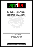 UNLOCK THE FULL POTENTIAL OF YOUR 2007-2010 APRILIA SL 750 SHIVER WITH OUR COMPREHENSIVE SERVICE REPAIR MANUAL IN PDF FORMAT. THIS ESSENTIAL GUIDE IS DESIGNED TO PROVIDE YOU WITH DETAILED INSTRUCTIONS AND INSIGHTS, ENSURING THAT YOU CAN PERFORM MAINTENANCE AND REPAIRS WITH CONFIDENCE. 