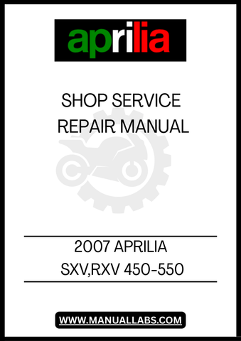 UNLOCK THE FULL POTENTIAL OF YOUR 2007 APRILIA SXV AND RXV 450-550 WITH OUR COMPREHENSIVE SHOP SERVICE REPAIR MANUAL. THIS PDF FILE IS METICULOUSLY CRAFTED TO PROVIDE YOU WITH DETAILED INSTRUCTIONS, DIAGRAMS, AND TROUBLESHOOTING TIPS, ENSURING THAT YOU CAN TACKLE ANY REPAIR OR MAINTENANCE TASK WITH CONFIDENCE.