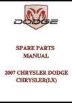 2007 CHRYSLER DODGE CHRYSLER(LX) SPARE PARTS MANUAL - PDF