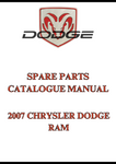2007 CHRYSLER DODGE RAM SPARE PARTS CATALOGUE MANUAL - PDF