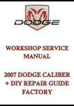2007 DODGE CALIBER + DIY REPAIR GUIDE FACTORY WORKSHOP SERVICE MANUAL - PDF