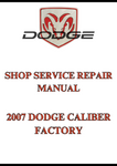 2007 DODGE CALIBER FACTORY SHOP SERVICE REPAIR MANUAL - PDF