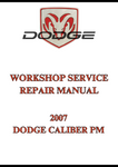 2007 DODGE CALIBER PM WORKSHOP SERVICE REPAIR MANUAL - PDF