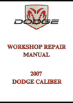 2007 DODGE CALIBER WORKSHOP REPAIR MANUAL - PDF