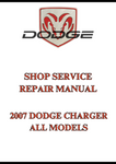 2007 DODGE CHARGER ALL MODELS SHOP SERVICE REPAIR MANUAL - PDF