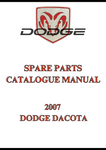 2007 DODGE DACOTA SPARE PARTS CATALOGUE MANUAL - PDF