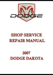 2007 DODGE DAKOTA SHOP SERVICE REPAIR MANUAL - PDF