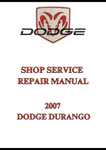 2007 DODGE DURANGO SHOP SERVICE REPAIR MANUAL - PDF