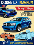 2007 DODGE LX MAGNUM FACTORY SHOP SERVICE REPAIR MANUAL - PDF