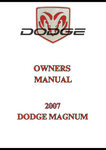 2007 DODGE MAGNUM OWNERS MANUAL - PDF
