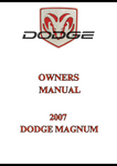 2007 DODGE MAGNUM OWNERS MANUAL - PDF