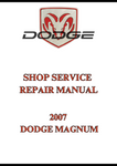 2007 DODGE MAGNUM SHOP SERVICE REPAIR MANUAL - PDF