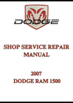2007 DODGE RAM 1500 SHOP SERVICE REPAIR MANUAL - PDF