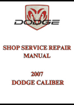 2007 DODGE CALIBER SHOP SERVICE REPAIR MANUAL - PDF